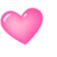 Gif animé coeur rose